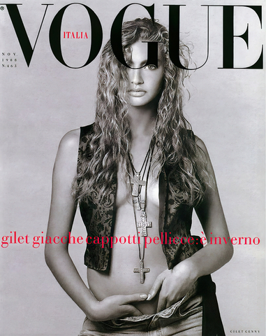 VOGUE Magazine Italia November 1988 MICHAELA BERCU 
