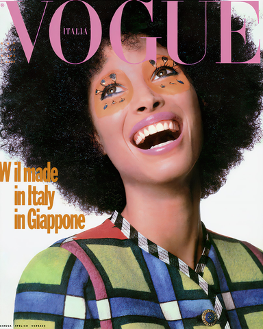 VOGUE Magazine Italia November 1990 CHRISTY TURLINGTON