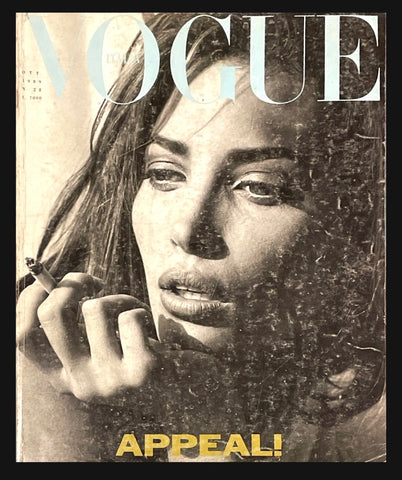 VOGUE Magazine Italia October 1989 CHRISTY TURLINGTON Linda Evangelista ISABELLA ROSSELLINI