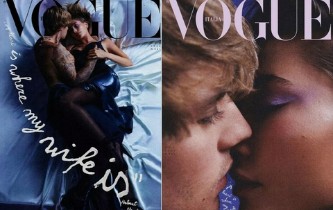 Hailey & Justin Bieber VOGUE Magazine Italia October 2020 HELMUT 2 covers bundle