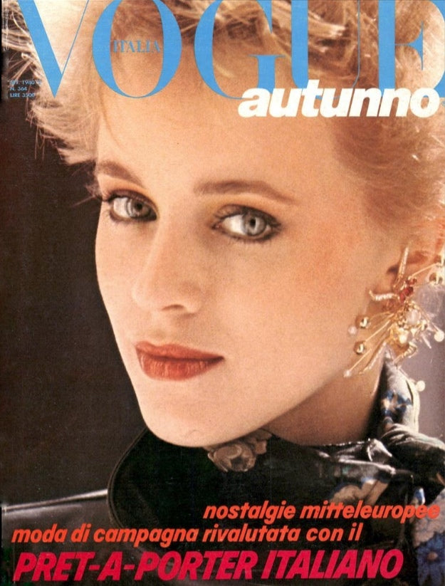 VOGUE Italia Magazine September 1980 SUSAN HESS Lisa Taylor HELMUT NEWTON Lindbergh