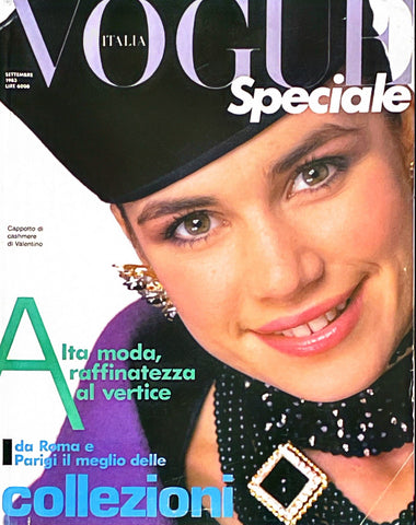 VOGUE Magazine Italia Speciale 1983 VALERIE KAPRISKY Renee Simonsen JOAN SEVERANCE