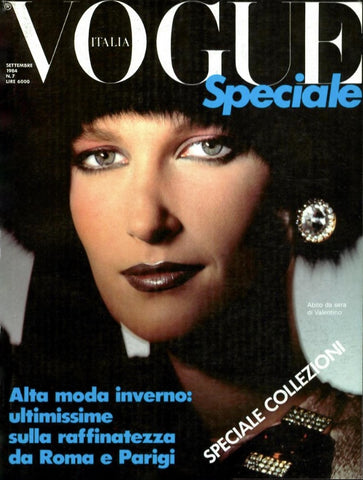 VOGUE Magazine Italia September 1984 FELICITAS BOCH Joan Severance LOR