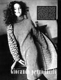 VOGUE Magazine Italia September 1986 ALISON COHN Fur Leather editorials Speciale #15 Exc