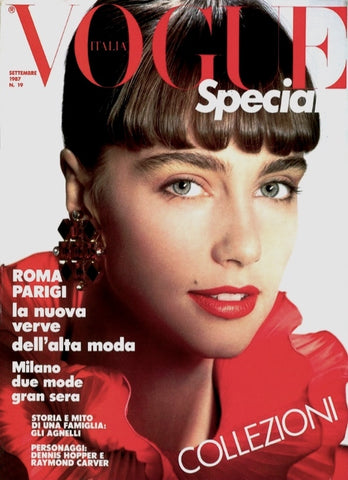 VOGUE Magazine Italia September 1987 ROBERTA CHIRKO Susie Bick MARIA JOHNSON