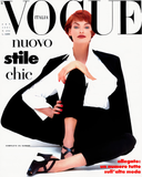 VOGUE Magazine Italia September 1991 LINDA EVANGELISTA Helena Christensen 1 Missing page