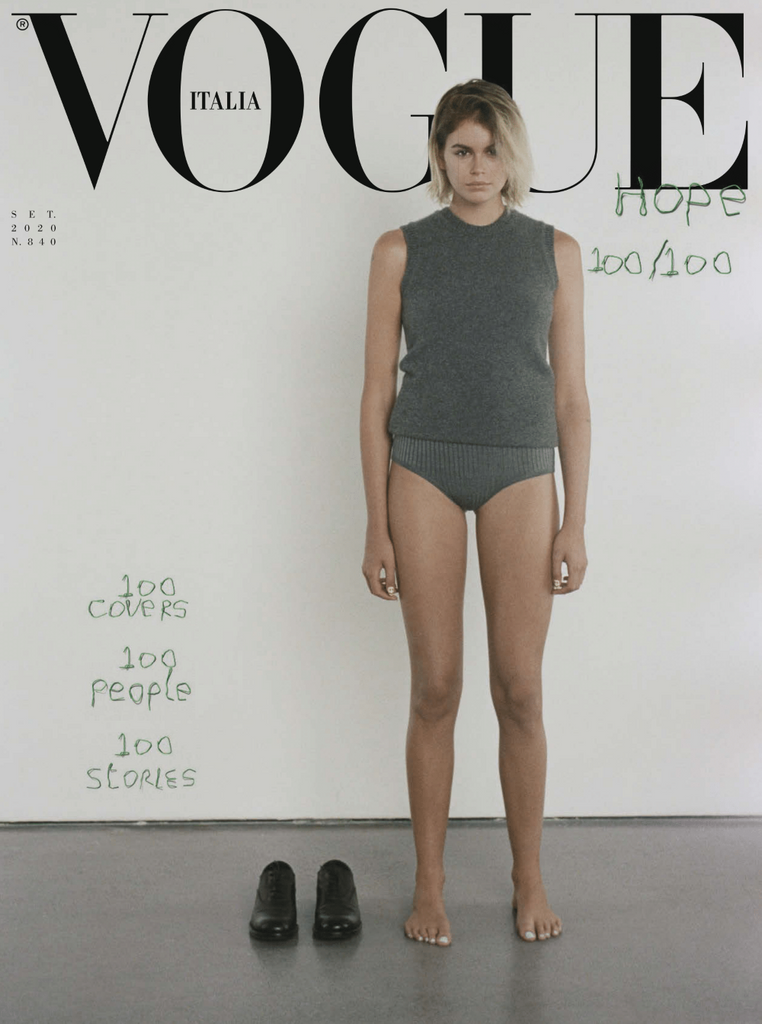 Vogue Magazine Italia September 2020 KAIA BERGER Cover 100 of 100 NEW