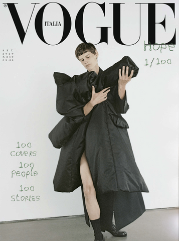 Vogue Magazine Italia September 2020 SASKIA DE BRAUW Cover 1 of 100 Sealed