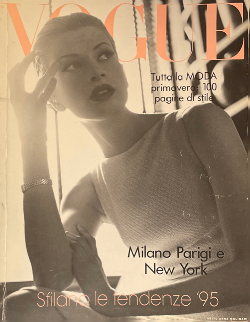 VOGUE Magazine Italia KRISTEN MCMENAMY Dossier Sfilate PRET A PORTER January 1995