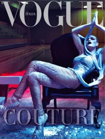 VOGUE Magazine Italia UNIQUE March 2010 RIE RASMUSSEN Jon Kortajarena STELLA TENNANT
