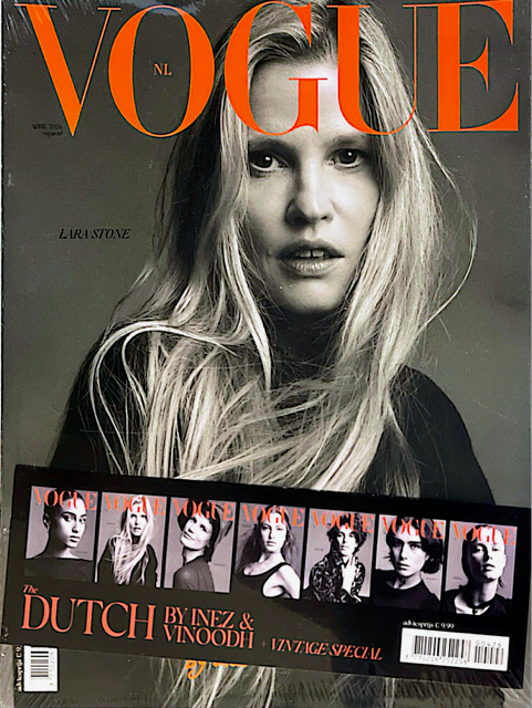LARA STONE Vogue Magazine Netherlands April 2026 VINTAGE SPECIAL Inez & Vinoodh NEW Sealed