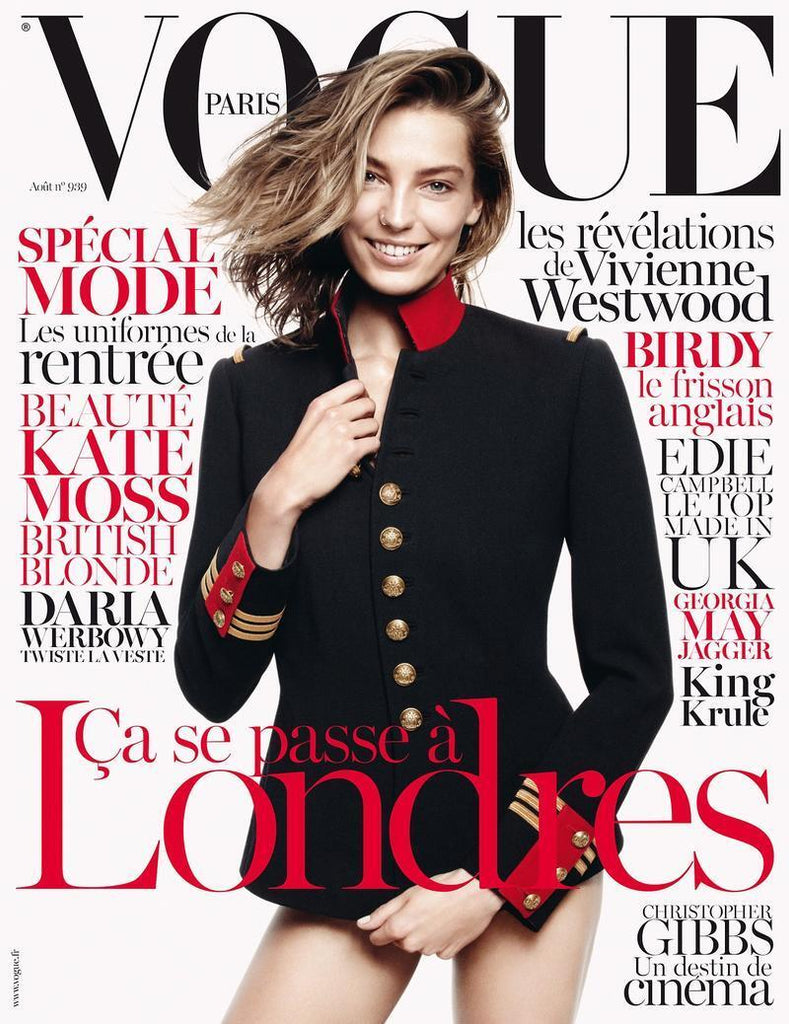 VOGUE Magazine Paris August 2013 DARIA WERBOWY Kate Moss KARMEN PEDARU Anja Rubik