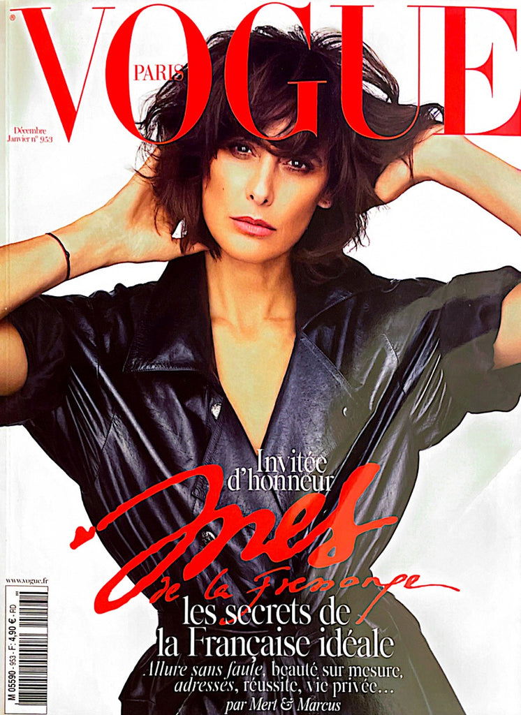 VOGUE Magazine Paris December 2014 INES DE LA FRESSANGE Grace Hartzel SASKIA DE BRAUW