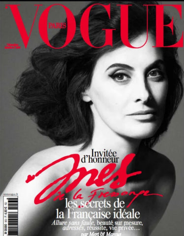 VOGUE Magazine Paris December 2014 INES DE LA FRESSANGE Elisabeth Erm SASKIA DE BRAUW