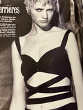 VOGUE Paris Magazine February 1990 LINDA EVANGELISTA Yasmeen Ghauri CHRISTY TURLINGTON