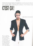 VOGUE Magazine Paris February 1992 ISABELLE ADJANI Yasmeen Ghauri STEWART WHYTE