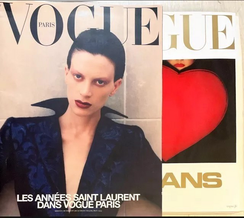 Vogue Paris Magazine
100 Years Anniversary Issue + Saint Laurent Supplement
 October 2021