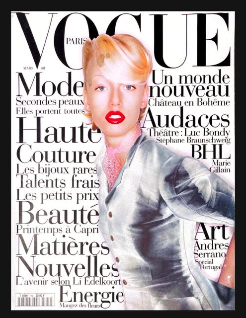 VOGUE Magazine Paris March 1995 ANNE PEDERSEN Amber Valletta INES MISA