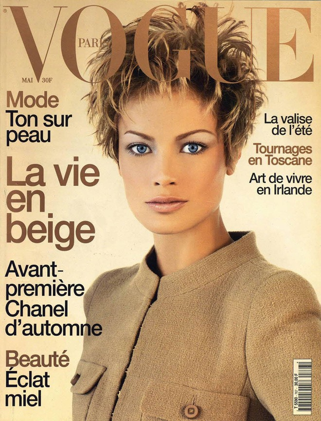 VOGUE Magazine Paris May 1996 CAROLYN MURPHY Georgina
