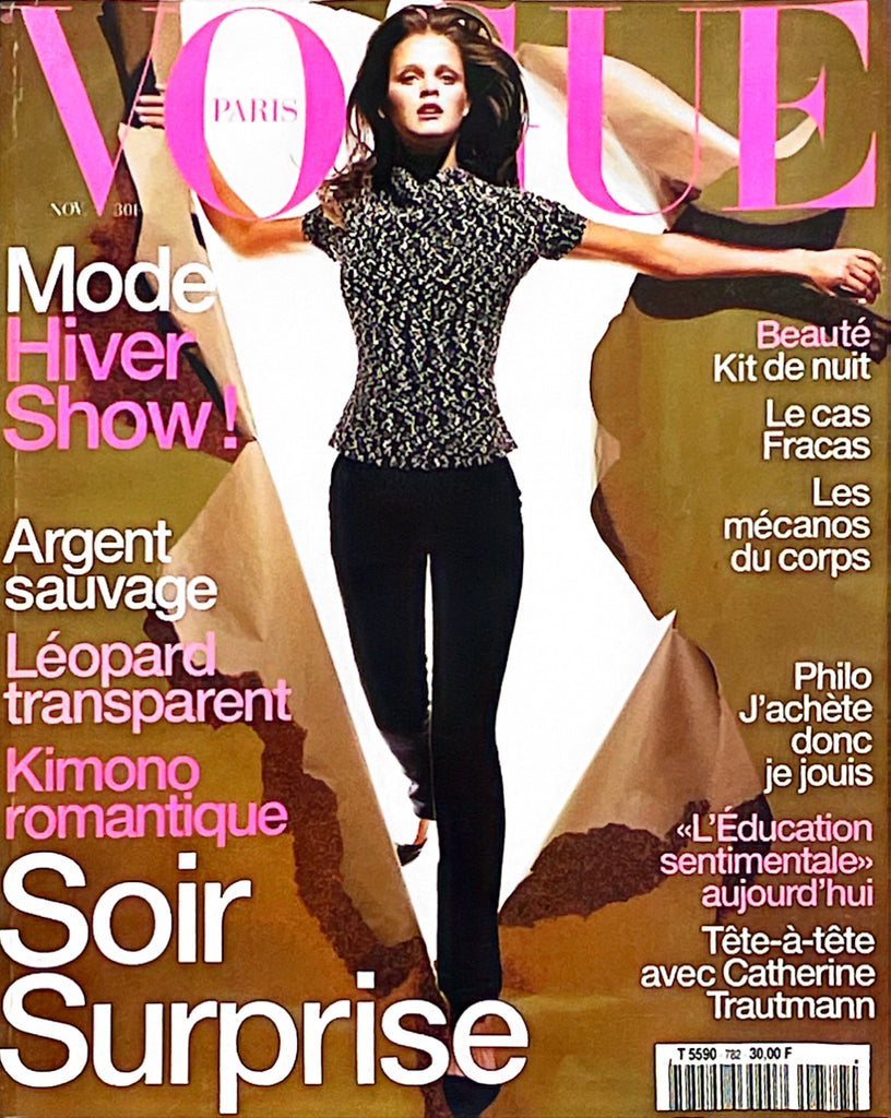 VOGUE Magazine Paris November 1997 CARMEN KASS Claudia Mason JODIE KIDD