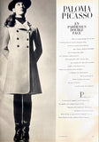 LAUREN HUTTON Veruschka PALOMA PICASSO Arlette Vignat VOGUE Paris Magazine 1968