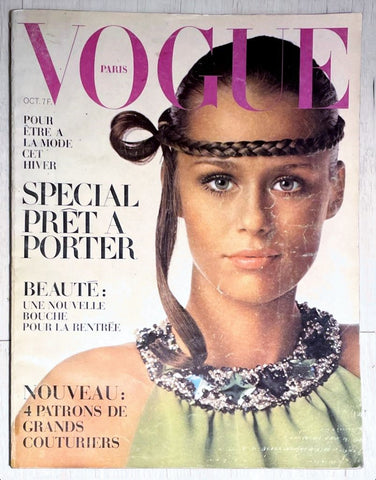 LAUREN HUTTON Veruschka PALOMA PICASSO Arlette Vignat VOGUE Paris Magazine 1968