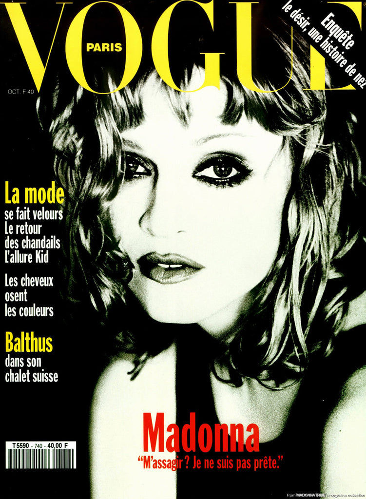 MADONNA Nadja Auermann SHALOM HARLOW Patricia Hartmann VOGUE Magazine Paris 1993