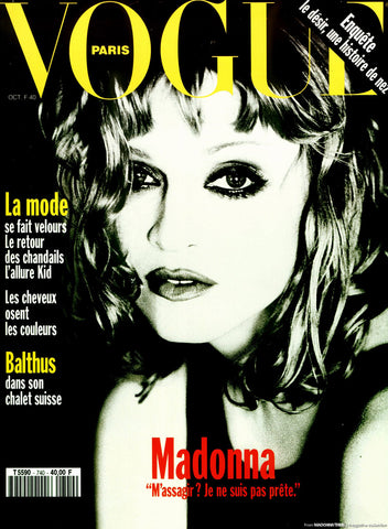 MADONNA Nadja Auermann SHALOM HARLOW Patricia Hartmann VOGUE Magazine Paris 1993