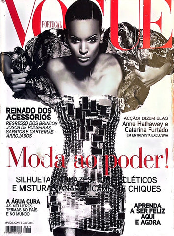 LIYA KEBEDE Leah De Wavrin CATARINA FURTADO Vogue Magazine Portugal March 2009