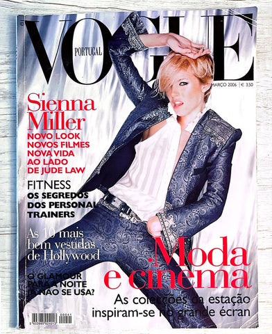 SIENNA MILLER Marcelina Sowa CHRISTELLE LEFRANC Vogue Magazine Portugal March 2006