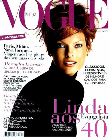 VOGUE Magazine  Portugal November 2005 LINDA EVANGELISTA Stella Tennant DARIA WERBOWY