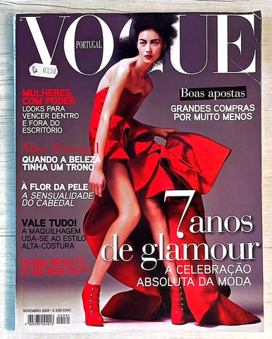 LIU WEN Jenny Sweeny LIYA KEBEDE Eniko Mihalik VOGUE Magazine Portugal November 2009