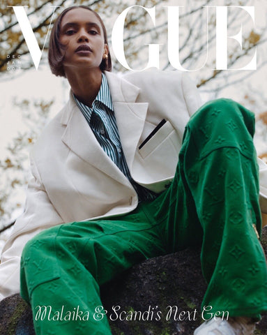 VOGUE Magazine Scandinavia December 2021 MALAIKA HOLMEN Ceval Omar KLARA KRISTIN