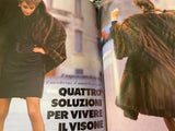 VOGUE Italia SHOPPING Magazine December 1986 RENATO GRIGNASCHI Fur PELZ