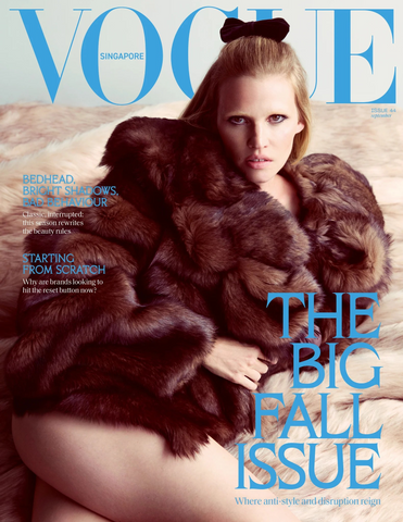VOGUE Singapore Magazine September 2025 LARA STONE by Camilla Akrans NEW