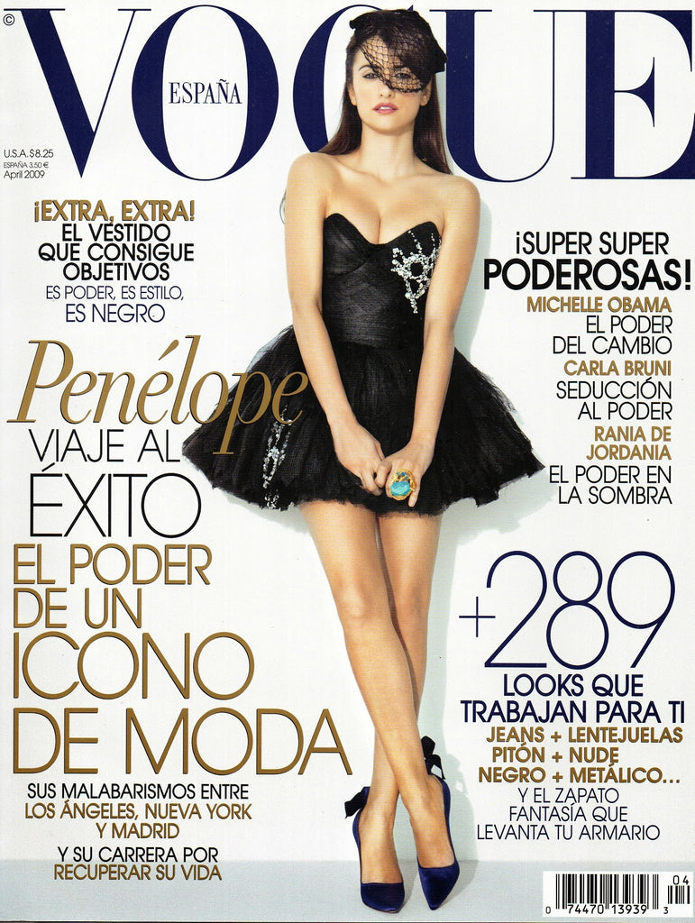 VOGUE Magazine Spain April 2009 PENELOPE CRUZ Behati Prinsloo MARINA PEREZ
