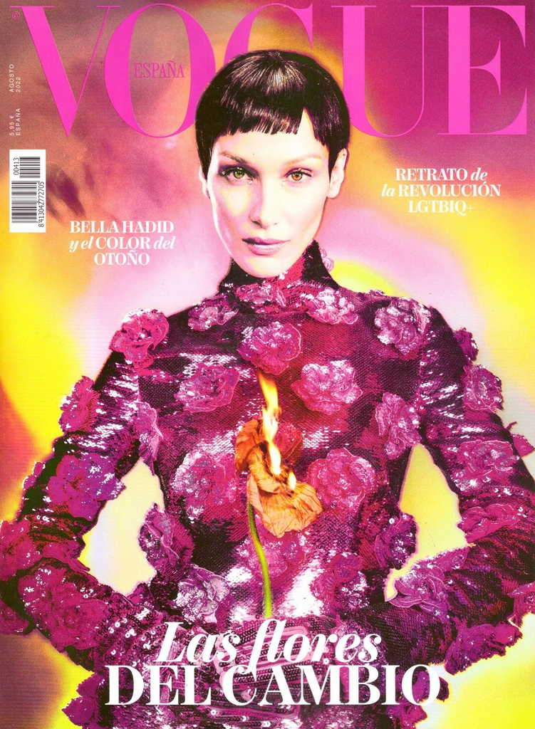 VOGUE Magazine Spain August 2022 BELLA HADID Lara Mullen ADIT PRISCILLA New
