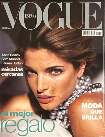 VOGUE Magazine Spain December 1991 STEPHANIE SEYMOUR