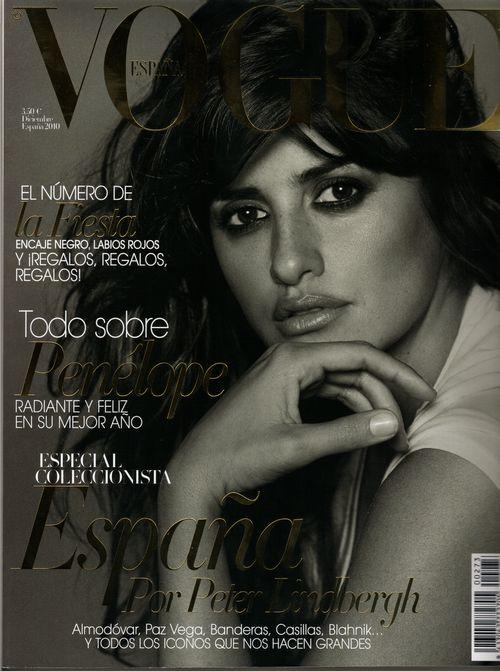 VOGUE Magazine Spain December 2010 PENELOPE CRUZ by PETER LINDBERGH