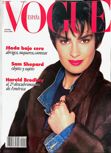 VOGUE Magazine Spain January 1989 ENRIQUETA DOMINGUEZ Roberta Chirko SAM SHEPARD