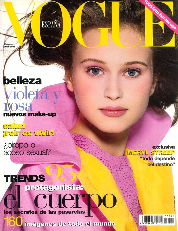 VOGUE Magazine Spain January 1995 NATALIA SEMANOVA Ana Alvarez MERYL STREEP