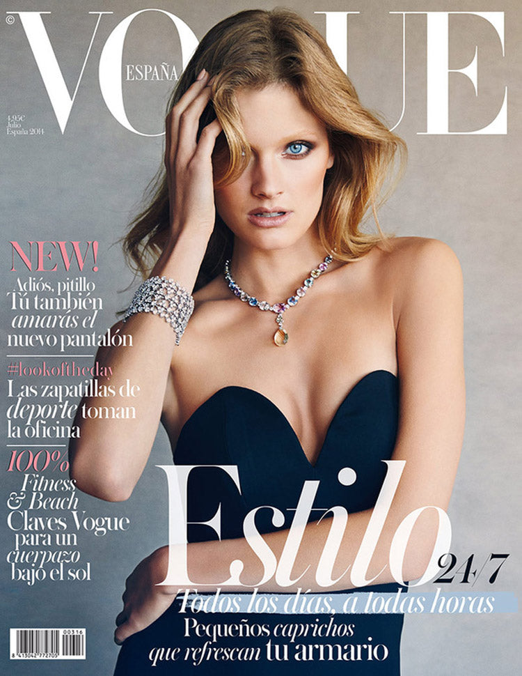 VOGUE Magazine Spain July 2014 CONSTANCE JABLONSKI Kate Grigorieva ALANA ZIMMER Mariano Vivanco