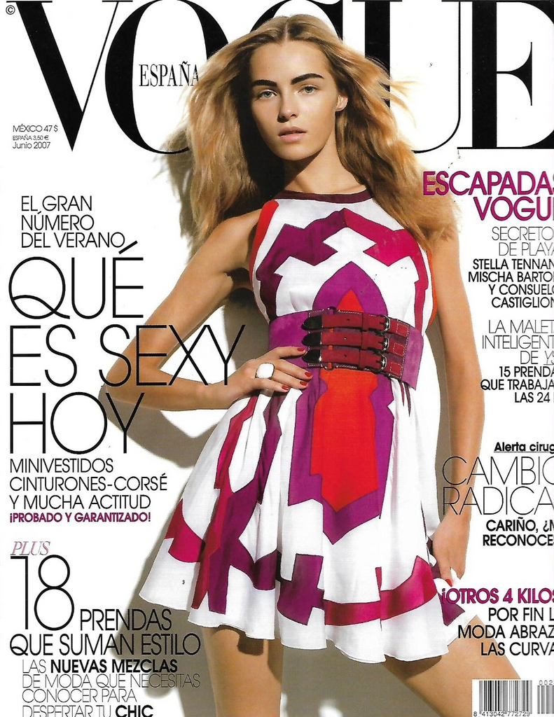 VOGUE Magazine Spain June 2007 VALENTINA ZELYAEVA Heather Marks MARINA PEREZ - magazinecult