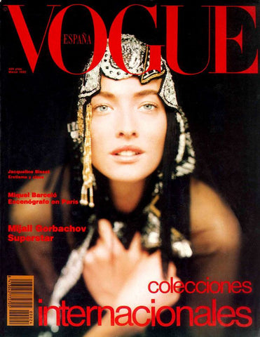 TATJANA PATITZ Vogue Magazine Spain March 1990