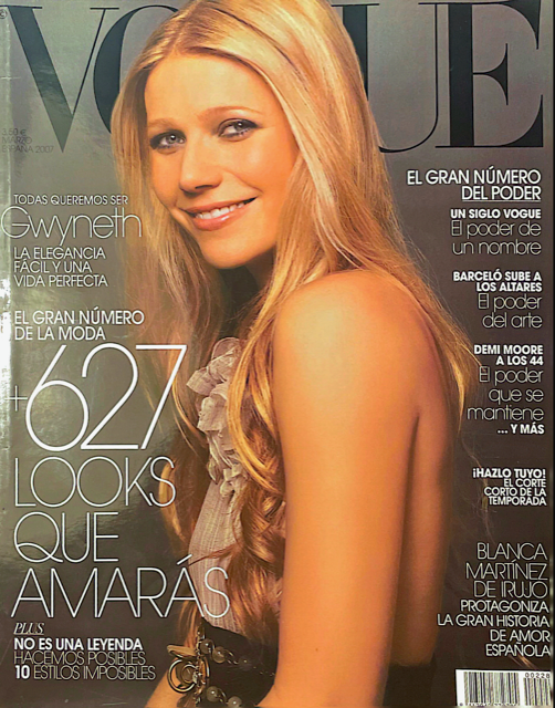 VOGUE Magazine Spain March 2007 GWYNETH PALTROW Luca Gadjus INGUNA BUTANE