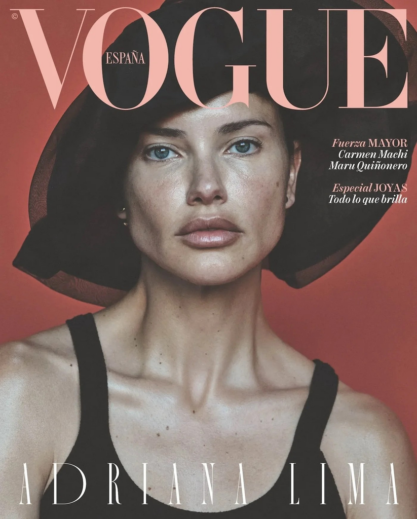 ADRIANA LIMA Lindsey Lenoard VOGUE Magazine Spain November 2024 NEW