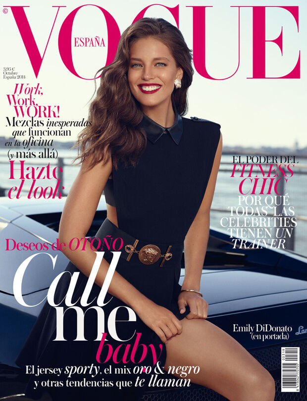 Vogue Magazine Spain October 2014 EMILY DIDONATO Karolina Kurkova SARA SAMPAIO Wellsh