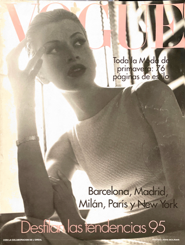 VOGUE Magazine Spain KRISTEN MCMENAMY Dossier Sfilate PRET A PORTER March 1995