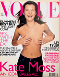 VOGUE Magazine UK April 1999 KATE MOSS Angela Lindvall BRIDGET HALL Liv Tyler