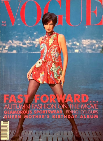 VOGUE Magazine UK August 1990 HELENA CHRISTENSEN Stephanie Seymour VERA COX